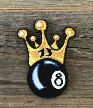 8 Ball mit Krone